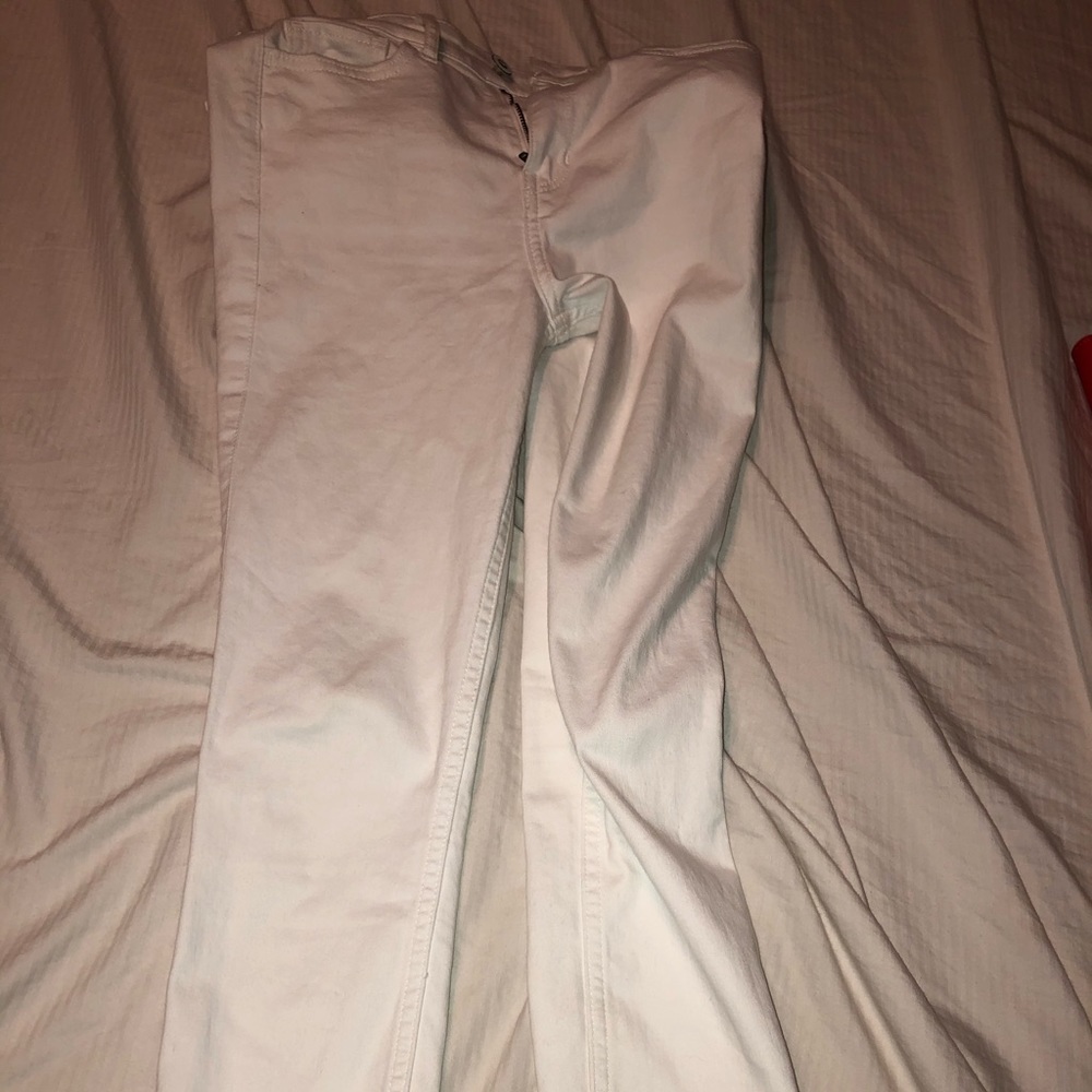 holister white jeans SIZE 1R